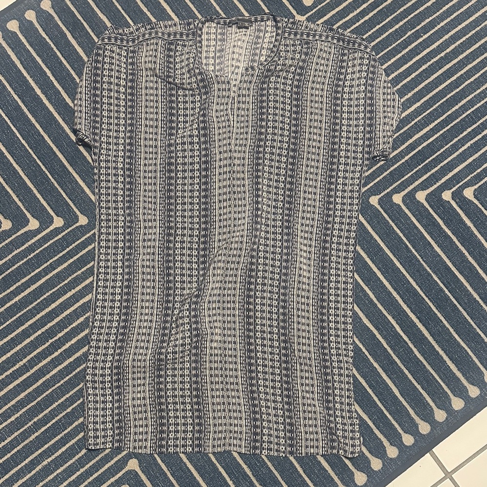 Vince silk tunic dress